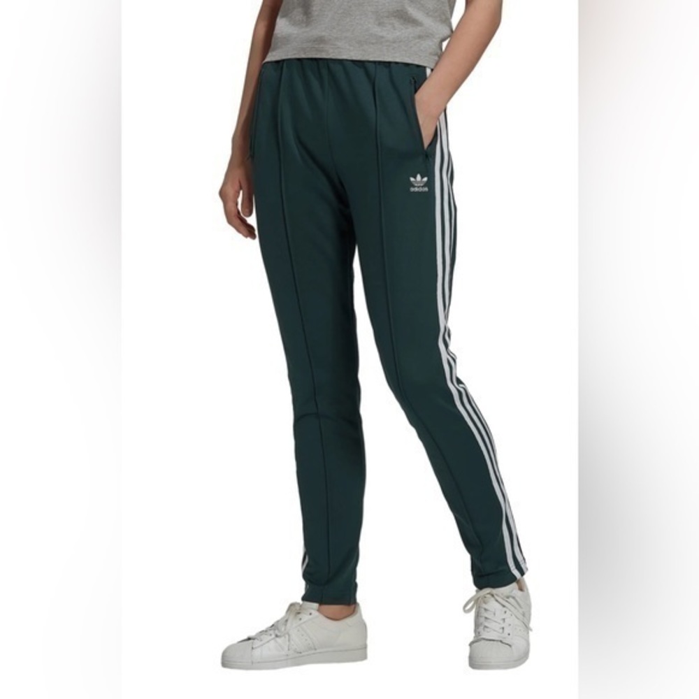 Adidas Primeblue SST Track Pants Mineral Green XXS